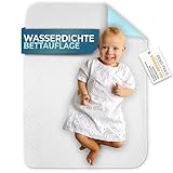 KNERST® Zuverlässige Inkontinenzunterlage für einen sicheren Schlaf - Atmungsaktive und wasserdichte Matratzenauflage 50 x 90 cm [1 Pack] - Inkontinenzunterlage Waschbar - für Allergiker geeignet