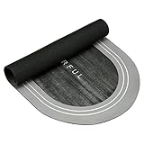 sourcing map Diatom Gummi-Badematte, 39,9 x 61 cm, schnell trocknend, Badezimmer-Duschvorleger, rutschfeste Matten für Küche, Badezimmer, Böden, Grau