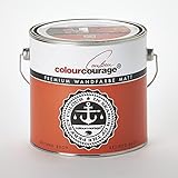 colourcourage Premium bunte Wandfarben Matt by Lars Contzen 2,5 Liter (RETIRED BUOY (orange))