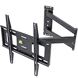 FORGING MOUNT Lang Arm TV Wandhalterung Ecke TV Halterung für 23'- 60' Fernseher/Monitore 84cm Glatte Verlängerung Schwenkbare Neigbare Wandhalterung Fernseher Hält 45kg, Max. VESA 400x400 mm