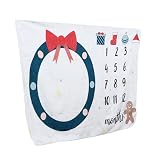 TOYANDONA Weihnachtsfoto-Requisiten Neugeborenen-Requisiten Kinderdecken Decke Für Kinder Baby-Monats-Meilensteindecke Elefanten-Flanelldecken Baby-Monatsdecken