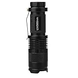 NOGRAX Lila Taschenlampe, UV-Ultra-LED-Taschenlampe, Schwarzlicht-Inspektionslampe, Taschenlampe 395/365 nm for Outdoor-Camping Lichter