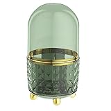 GRONGU Luxuriöse rotierende Make-up-Pinsel-Aufbewahrungsbox Desktop Kosmetik Organizer Lippenstifte Augenbrauen Lidschatten Stifthalter