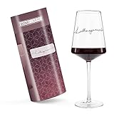 ILP Weinglas Geschenkset - 750 ml Wein Geschenk Weingläser mit Spruch „Lieblingsmensch“ - In Colourbox Geschenkset Ostern für Paare Frauen Männer - Wein Geschenke - Besondere Ostergeschenke