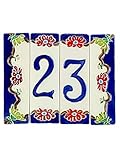 fd-bolletta arredamento e illuminazione Hausnummern Keramik,hausnummernschild,hausnummer keramik italien nfp2 Maße: Höhe 11,5cm, Gesamtbreite 14cm