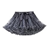 Baby Mädchen Tutu Rock Prinzessin Fluffy Soft Tüll Ballett Geburtstagsfeier Pettiskirt Sommer Elastische Taille Petticoat