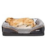 JOYELF XLarge Gedächtnisschaum Hundebett orthopädisches Hundebett & Sofa mit abnehmbarem waschbarem Bezug und Quietschspielzeug als Geschenk