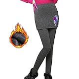 Feiboyy Damen Magic Tights Warme Fleece gefütterte Strumpfhosen Winter-Thermo-Leggings mit Fleece mit Innenfutter Thermal Thickened Leggings