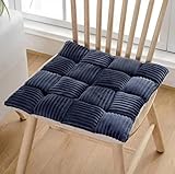 FFZWMX Stuhlkissen Weiches Sitzauflage Stuhlkissen Mit Bändern Für Innen Und Außenbereich Geeignet Sitzpolster Auflage Für Haus Und Garten C,42 * 42