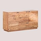 SKLUM Sideboard aus Akazienholz Tasmani Akazie Braun