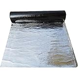 tow000ack Aluminium Klebeband Hitzebeständiges Selbstklebendes Bitumen Dichtungsband Wasserdichtes Alu Klebeband zum Reparieren,UV-beständige Wand Reparaturband Dachbahn,Anpassbar (0.33x5m)