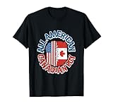 Alle amerikanischen kanadischen Jungen Lustige Unabhängigkeit 4. Juli T-Shirt