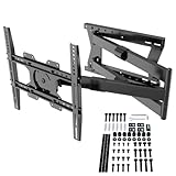 XTRARM TiTon 120 cm Wandabstand, TV Wandhalterung, Langer Schwenkarm, neigen, schwenken, rotieren, ausziehen, TV ca. 32-75 Zoll bis 40 kg, bis VESA 400x400mm, TV-Halterung