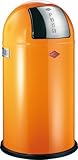 Wesco PUSHBOY 50L Design Mülleimer Orange