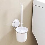 Zhuoyi Klobürste klobürste schwarz klobürste Trump klobürste silikon klobürste edelstah Kein Stanzen Tote Ecke Weiches Haar Toilette Pinsel Set