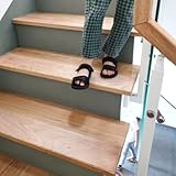 BOMEI PACK Antirutsch Treppe Streifen für Treppen 15x60cm, Treppenstufen Matten Transparent, 15 Stück mit Die Walze