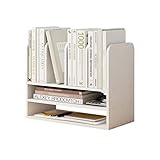 GRFIT Bücherregale Bookstand DESKINTOP Simple Small Bücherregal 3-Tier-Regal-Display-Speicherorganisator for Büro-Home-Schule Bücherregale Standregal