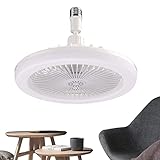 pologmase Unterputz Deckenventilator - Deckenventilatoren Mit Beleuchtung Und Fernbedienung | Unterputz Deckenventilator Mit Lichtern | Kompakte Deckenleuchte Unterputzmontage Für Schlafzimmer