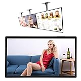 Digitaler Bilderrahmen, 32 Zoll WIFI 1080P HD LCD-Touchscreen Zur Wandmontage, Intelligenter Großer Elektronischer Bilderrahmen für die Wand, USB.2.0-HDMI-Anschlüsse, 1G DDR3 + EMMC(EU-Stecker)