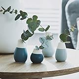 Räder Mini Pastellvasen 4er Set blau