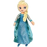 BJPERFMS ELSA Puppe, Eiskönigin Puppe, 40CM ELSA Stoffpuppe, Frozen Puppe, ELSA Plüschtier, Kawaii Kuscheltier Plush, Frozen ELSA Plushie, Plüschfigur Eiskönigin für Kinder Spielzeug Geschenk