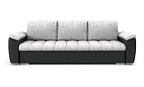 Couch Vegas III mit Schlaffunktion! Best Sofa! Couch mit Bettkasten! (LAWA 09 + Soft 11)
