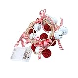 DOITOOL 1 Stück Lichterkette Mit Pfosten Leds Weihnachtsbeleuchtung Jingle Bell-Lichterkette Sternenklare Funkelnde Lichter Hochzeitsdekorationen Für Zeremonie