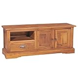 TALCUS Möbel mit TV-Schrank 100x30x40 cm Teakholz massiv