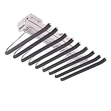 Kleiderbügelhalter Ausziehbar, Ausziehbarer Ausziehbarer Hosenständer, Dämpfende Gleitschiene Mit 35 Kg Tragkraft, Ausziehbare Kleiderstange Schrank Für Das Aufhängen Von Kleidung ( Color : Wit , Size