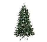 Evergreen Weihnachtsbaum 180 cm – naturgetreuer Tannenbaum, künstliche Fichte mit Ständer – Christbaum für Weihnachten – Christmas Tree