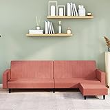 JUNZAI Schlafsofa 2-Sitzer, Wohnungen, Couch Mit Schlaffunktion, Loungesofa, Relaxsofa, Sofabett, Schlaf Sofa, Bettcouch, Dunkelgrau Mikrofasergewebe