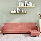 BULANED Schlafsofa 2-Sitzer, Wohnungen, Couch Mit Schlaffunktion, Loungesofa, Relaxsofa, Sofabett, Schlaf Sofa, Bettcouch, Dunkelgrau Mikrofasergewebe