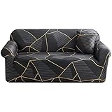 HOTNIU Sofa Überwürfe Sofabezug 2 Sitzer Elastischer Couchbezug Sofahusse Antirutsch Sofabezüge Sofa Abdeckung Stretch Couch Überzug Sofa Hussen mit 1 Kissenbezug, Muster Jx