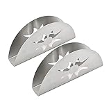 Gwotfy Serviettenhalter, 2 Stück Serviettenständer aus Edelstahl Serviettenständer Silber Serviettenhalter für Tisch Tischserviettenhalter für Restaurant Coffee Shop Hotel Tisch Dekoration Küchentheke