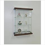 Glashängevitrine VM BR2 T-TR (Holz dunkel Nussbaum Farbe)