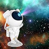 Umelee Astronaut Sternenprojektor Stern Galaxy Projektor mit Timer, Erwachsene Kinder Nachtlicht, Astronaut Sternenhimmel Projektionslampe, LED Star Galaxy Projektor Licht mit Fernbedienung