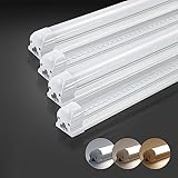 Atlaz 10er-Pack LED Röhre 120cm Leuchtstoffröhre, 18W 1900lm 4000K Neutralweiß Deckenlampe, durchverdrahtet und erweiterbare T8 LED Deckenleuchte für Büro Werkstatt Keller Shop