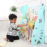 Kinderspielzeug-Aufbewahrungsorganisator Mit Bücherregalen, Lesebücherregal, Bücherregal Für Kindergartenkinderzimmer, Kleinkinder-Kunststoff-Bücherregal Für Kinderzimmer-Spielzimmer-B 70x30