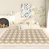 Teppich Rutschfest Waschbar Boden Teppich Grau Teppich Salon Dunkelgrau Geometrisches Muster Studie Mehrere Größen Wohnzimmer Bodenmatte Rutschfeste Unterseite 120X160Cm Teppich Groß 3Ft 11.2''