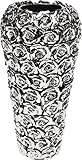 Kare Design Vase Rose Multi Chrom Small, 36,5x17,5x17,5cm, Silber