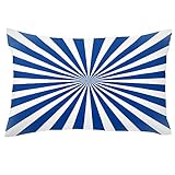 Kissenbezüge für Bett,Kissenbezüge,optische Täuschung Blaue Streifen,dekorative Kissenbezüge,Sofa-Kissenbezüge