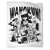 One Piece Decke Super Weiche Leichte Flanell Fleece Decke Für Bett Couch Sofa,(Luffy's Straw Hat Pirates) Ganzjährig Warme Kuschelige Plüsch Mikrofaser Decke 40x50inch(100x130cm)