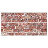 IZODEKOR Wandverkleidung Steinoptik Styropor 3D Wandpaneele - Verblender Steinoptik für Küche, Badezimmer, Balkon, Schlafzimmer, Wohnzimmer, Küchenrückwand und Teras | Steinbrücke