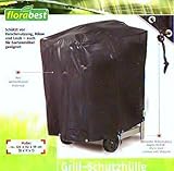 Florabest Grill-Schutzhülle /Plane aus wetterfestem Material 126 x 112 x 55 cm