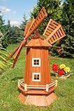 Deko-Shop-Hannusch Windmühle, Garten Windmühle, Holz Windmühlen, imprägniert, Kugelgelagert, 1.15 m