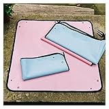 Faltbare Pflanzen-Umtopfmatte, Indoor-Umtopfplane, Pflanzen-Umtopf-Pad, faltbare Gartenmatte, wasserdichtes Oxford-Stoff, Pflanzen-Umtopfmatte for Indoor-Outdoor-Gartenarbeiten, Pink M (Color : Pink,