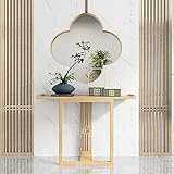 Adnevt Tische für Wohnkultur Massivholz-konsolentisch, Korridor-Streifen Dekorationstisch Durable High-tischhotel-Dinning-bar-Tisch Eingangsbereich Akzentmö(Size:120 * 35 * 80CM,Color:#2)