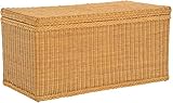 korb.outlet Truhe/Wäschetruhe aus Rattan (Honig, Groß)