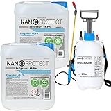 Nanoprotect Essigsäure | Inkl. Drucksprüher | Ideal als Reiniger und Entkalker | Für Haus und Garten | Premium Qualität – Made in Germany, 10 kg