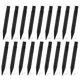 Jubaopen 18 Stück Kunststoff Erdspieß Stangen Solarleuchten Spieß Ersatz ABS Leuchten Stangen Ground Spikes Stakes Solar Lichter Spikes Ersatz für Gartenlicht LandschaftsSicherheitslicht (21×2,1 cm)